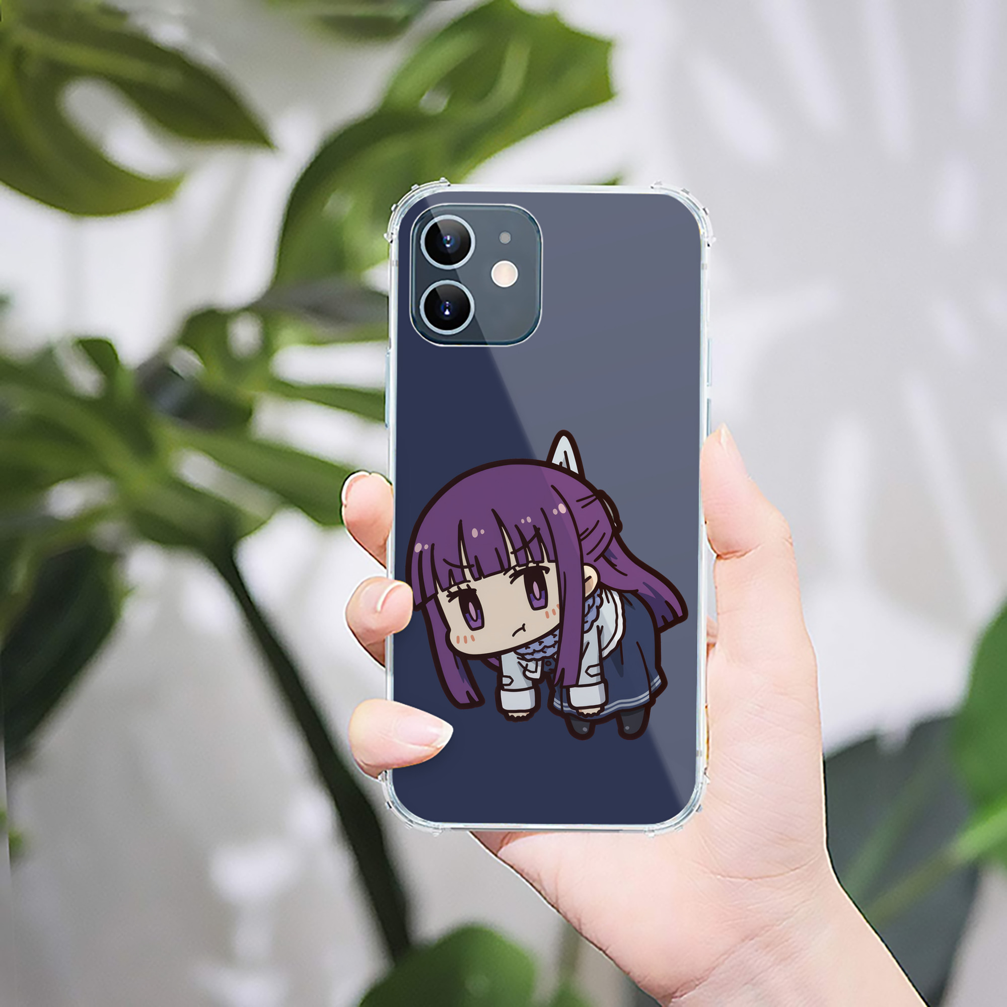 （画像用） 葬送のフリーレン Frieren 【iPhone 12シリーズ対応】透明スマホケース（クリアソフトケース）